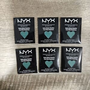 LOT OF 6 NYX Nude Matte Eye Shadow Refill - Sealed NMS33 Contort Green